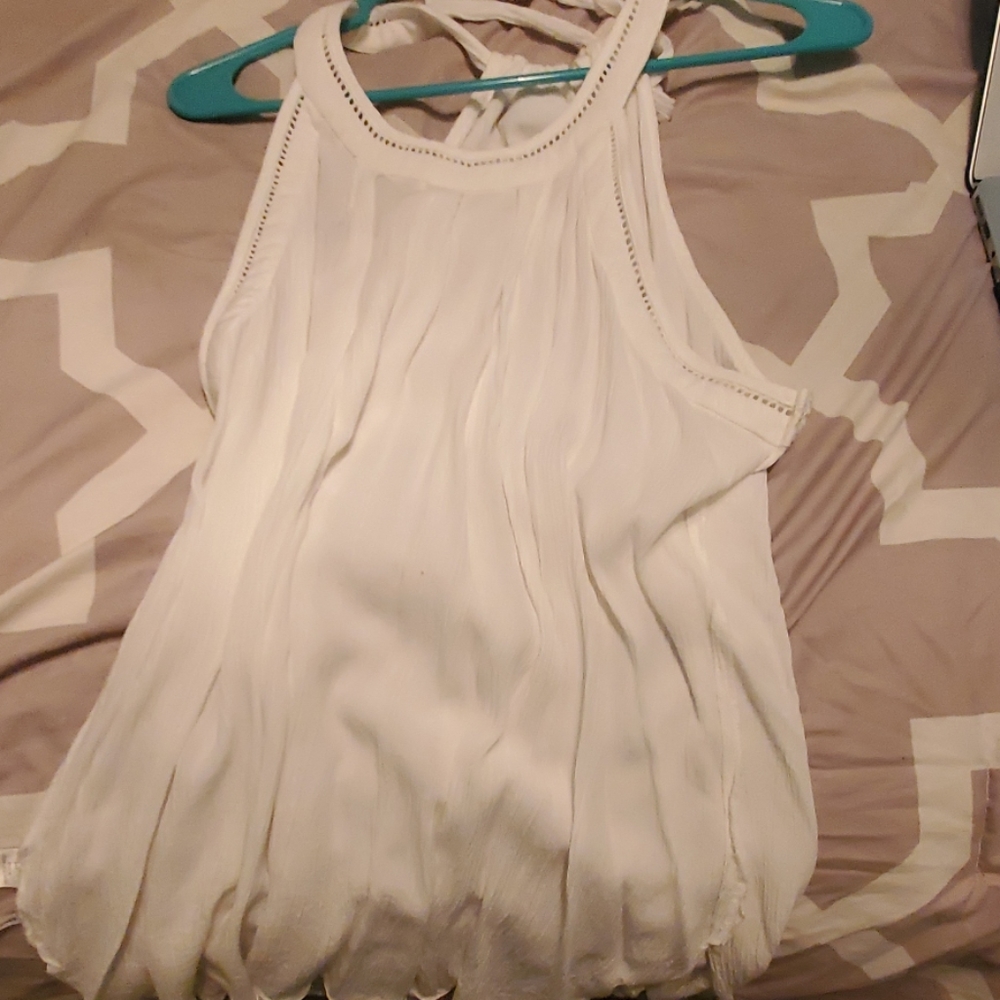 White tank top